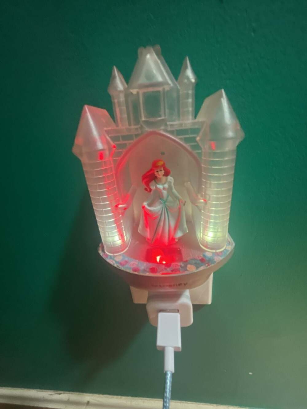Disney Princess Ariel Castle Light-Up Nightlight by Peachtree Playthings
